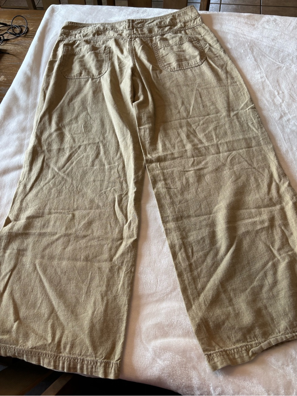 next Wide-Leg Women's Chinos in Light Tan - Picture 5 of 5